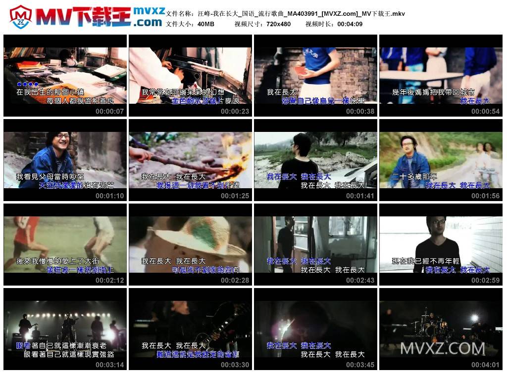 汪峰-我在长大_国语_流行歌曲_MA403991